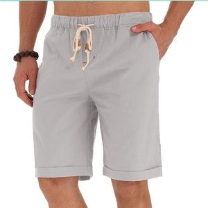 Nitagut Casual Linen Shorts Size L